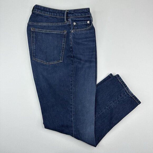 Everlane Women's Blue The Curvy Cheeky Straight Leg Designer Jean W31.25/L27 S - Picture 3 of 13